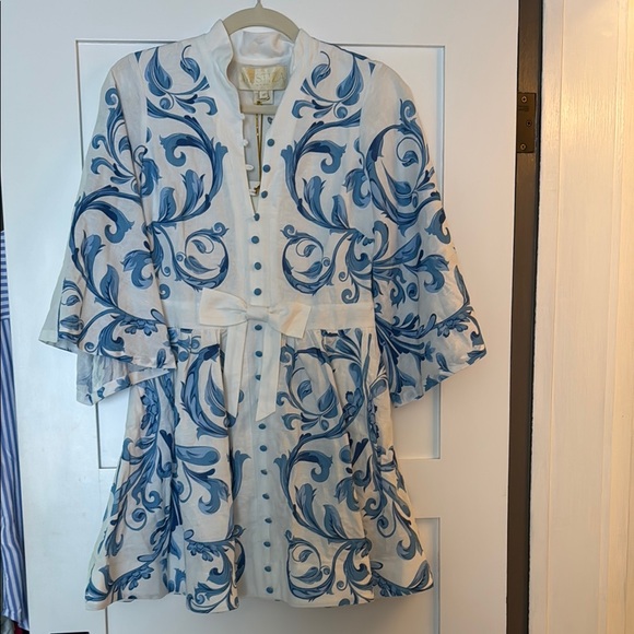mestiza new york Dresses & Skirts - Mestiza New York size 0 Blue and White Mini Dress